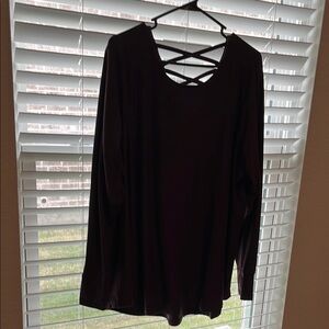 Women's Plum Long Sleeve Top